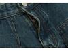 Unisex Retro High-Street Wide-Leg Jeans with Pockets
