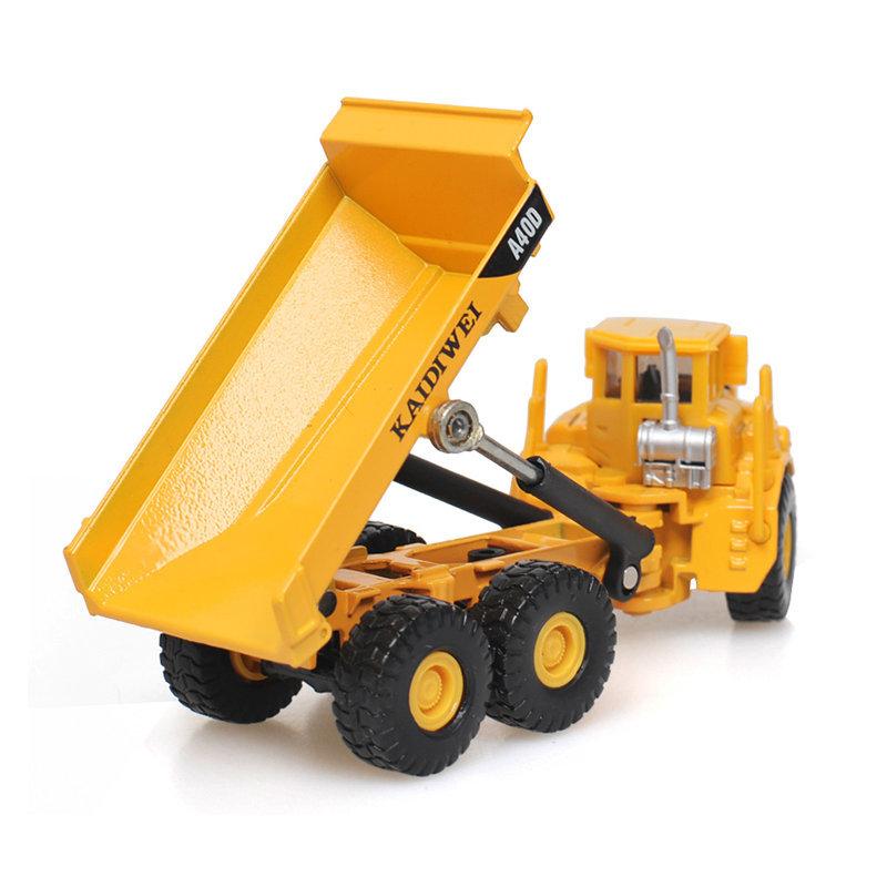 1/87 Dumper Tipper Truck Toy Car Model Diecast Metal Engineering Lorry Vehicle Miniature Collection Gift for Children Kid Boys