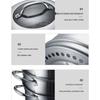 SUPOR 3-Layer 28cm Stainless Steel Steamer Pot