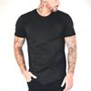 Men's Casual Slim Fit Short Sleeve T-Shirts Classic Solid Cotton Crew Neck Sports Tees Tops Summer Gym T Shirts Fitness Clothing