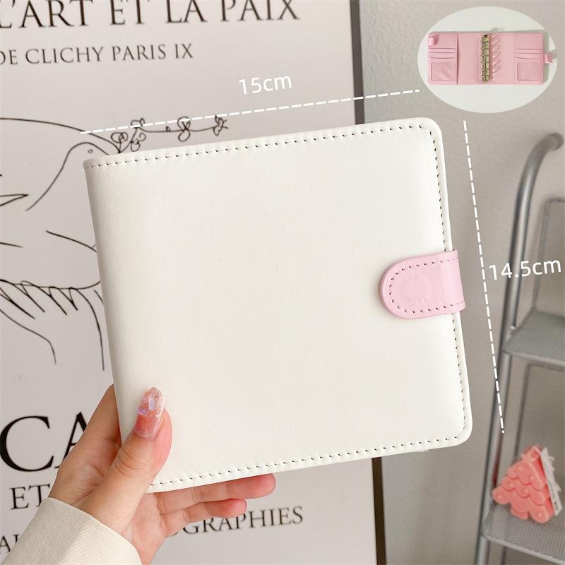 Korean Minimalist Denim Heart Photo Album A5 3-Hole Notebook Binder