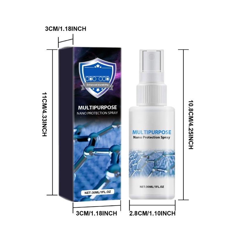 Convenient 30ml Multipurpose Protections Spray for Protecting and Cleanings Various