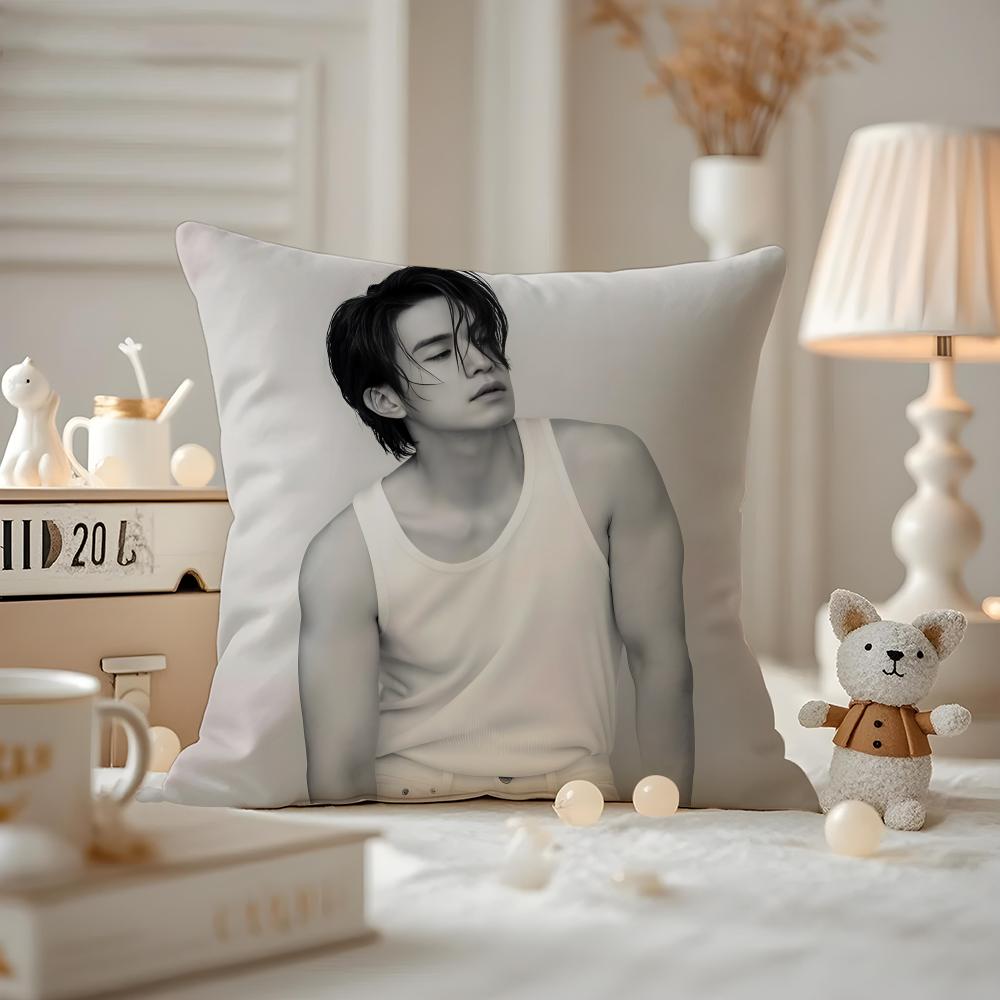 Lee Dongwook Actor Cushion Cover Pattern Printed Pillowcase For Living Room Sofa Cushion Cover & Bedroom Decor