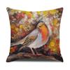Watercolor Bird Cushion Cover Pillowcase Home Decor Office Sofa Pillowcase Home Decor Pillowcase