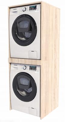 Waschtrocknerschrank, Sonoma-Eiche, Badezimmerschrank, MK Facherschrank