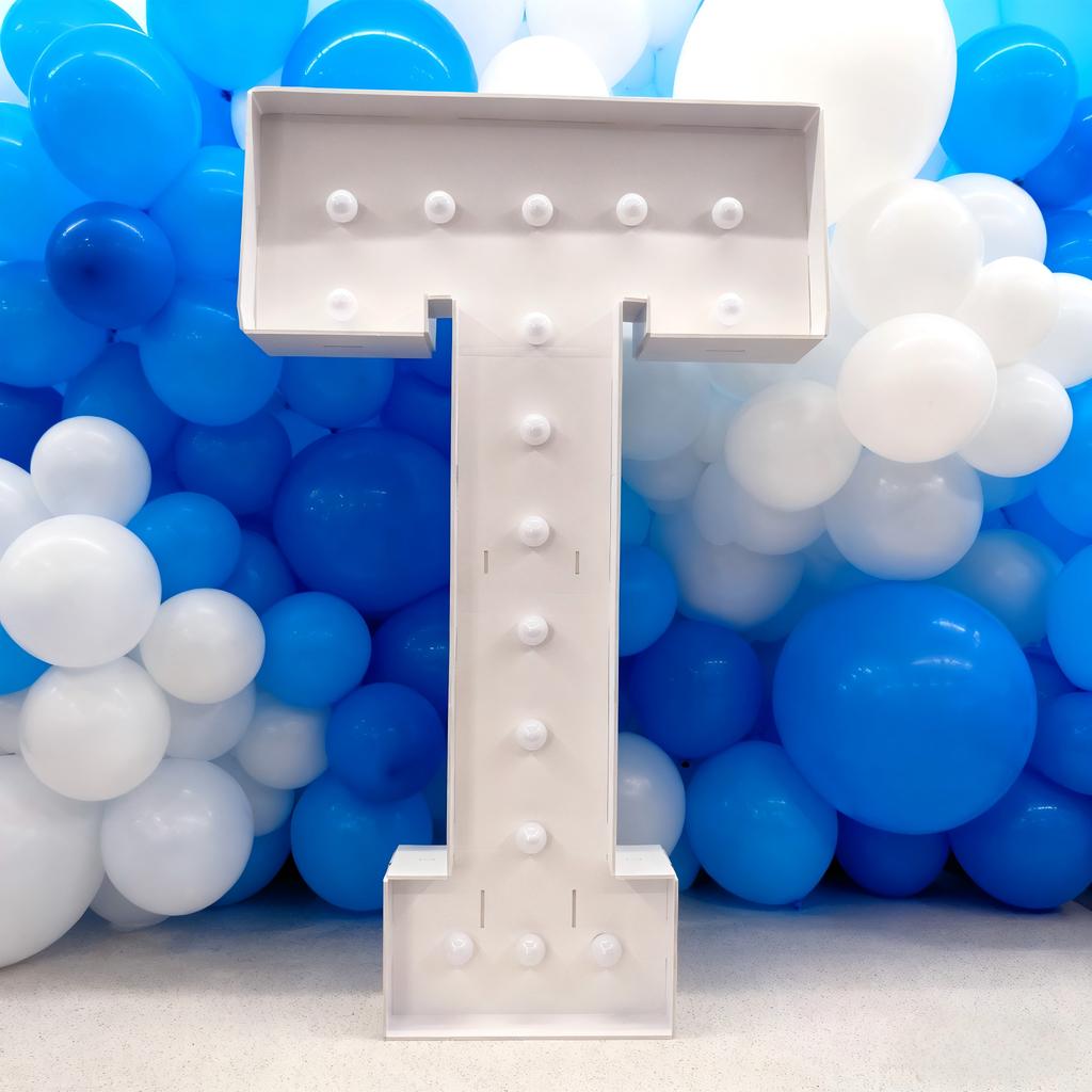 With Warm Lights 1Pc 120cm DIY LED Letter Light 3D KT Board Party Decoration Suitable for Birthday Party,Anniversary DIY Gifts