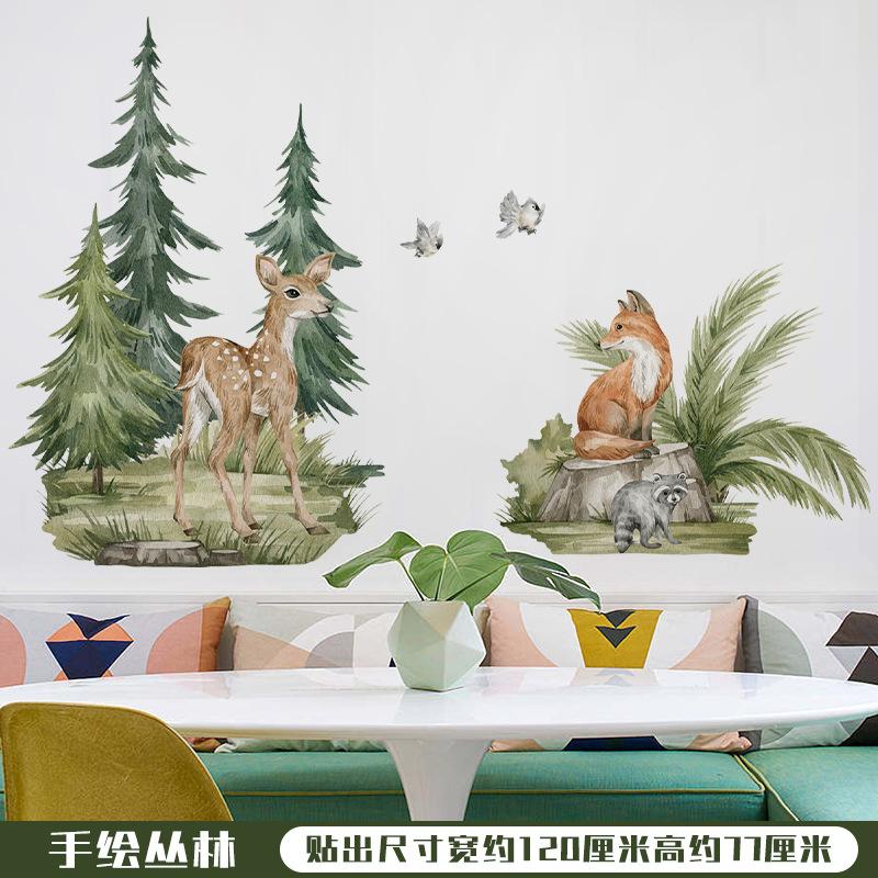 Desene animate, Autocolante cu animale dinozauri, Decor de perete pentru camera copiilor, Grădiniță, Decor de perete pentru clasă, Autocolante de perete, Autocolante pentru decorarea casei