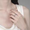 Blue Diamond Water Wave Zircon Ring - Trendy Women's Fashion Jewelry