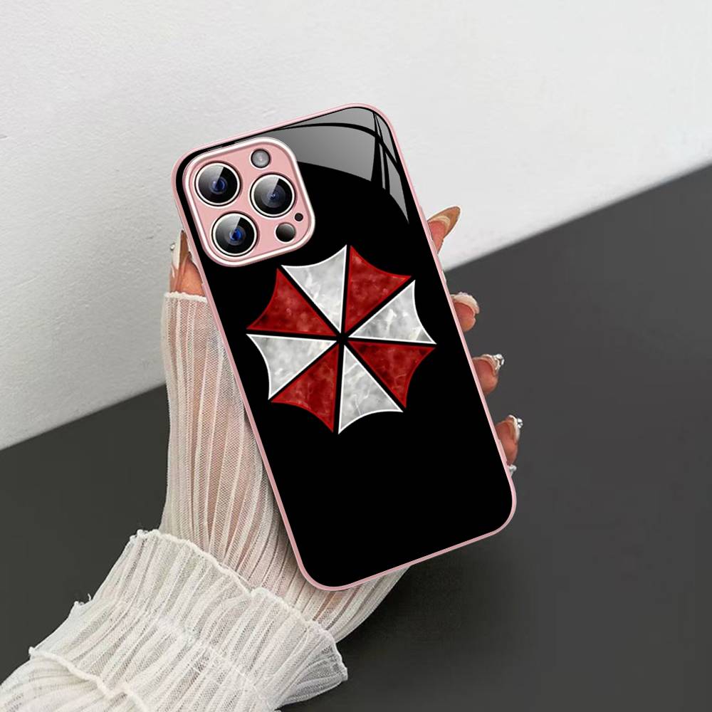 Movie U-Umbrella C-Corporation Logo Tempered Glass For Iphone 14 13 12 11 Pro Mini XS MAX 14Plus X XS XR Fundas