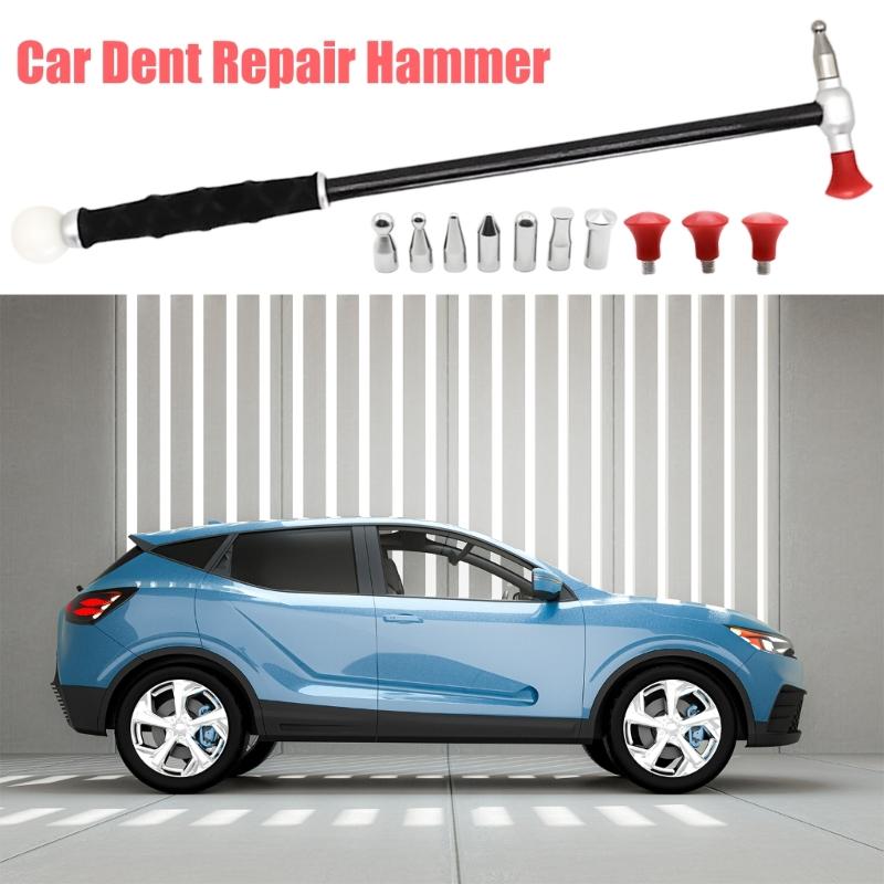 Car Dent Repair Hammer No Traces Shaping Body Sheet Metal Striking Leveling Tool Paint Dent Repair Hammer