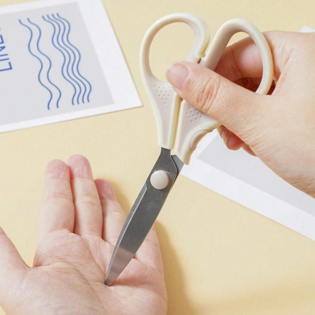 Durable Multi-functional Stainless Steel Scissors Portable for School Office Home Use - Versatile Cutting Tool Stationery
