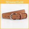 Leather Belt For Women With Zinc Alloy Buckle Stylish Casual And Office Wear