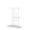Tiered Iron Flower Stand with Wheels for Indoor/Outdoor Use
