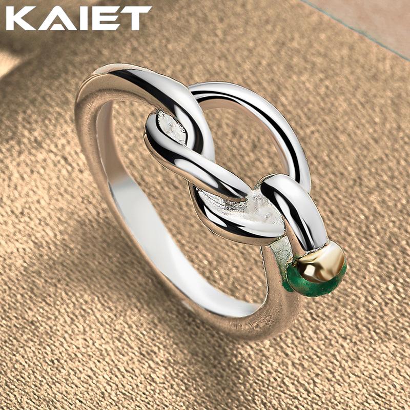 925 Silver Kink 7-10 Ring For Women Lover Party Fashion Accessories Jewelry