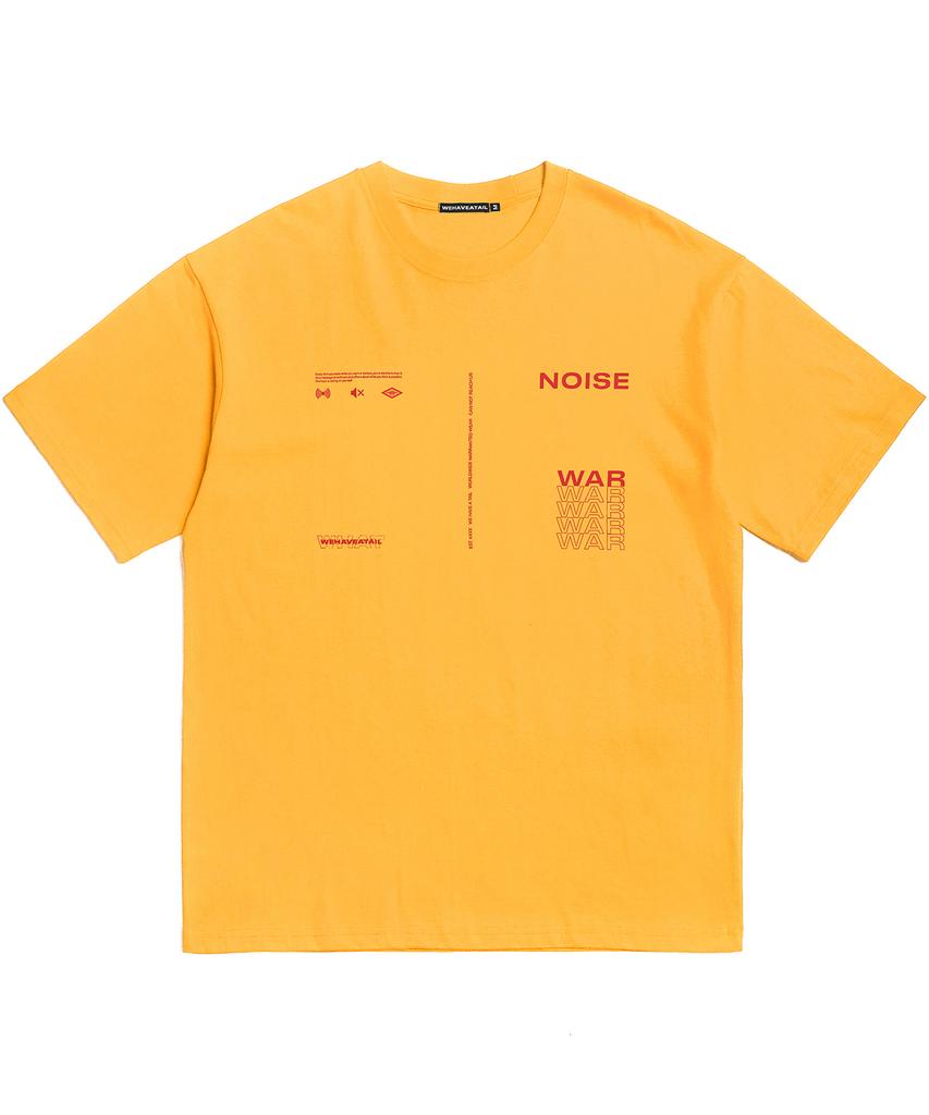 Wihaebeueoteil Noise War Tshirts (Yellow)