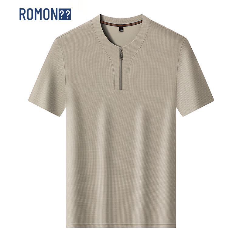 Romon Men s Cool-Feel Casual Short Sleeve T-Shirt 2XL