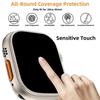 2Pcs Tempered Glass Screen Protector For Apple Watch Ultra 2 3 Ultra2 Ultra3 49mm With Alignment Tool Easy To Install