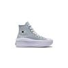Converse Chuck Taylor All Star Platform Lässig Sportlich Bequem Vielseitig Mode High Top Canvas Schuhe Kinder Sneaker Hellblau Grau A14415C