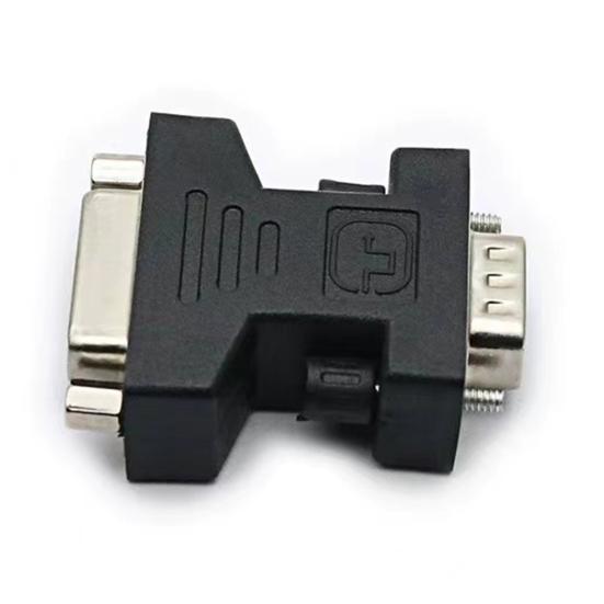 DVI til VGA-adapter 24 pluss 5-pins DVI hun til 15-pins VGA hann Kabeladapter DVI hun
