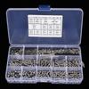 662PCS DIY Combination Set M3 Pan Head Cross Machine Screw+Flat Elastic Washer+Nut