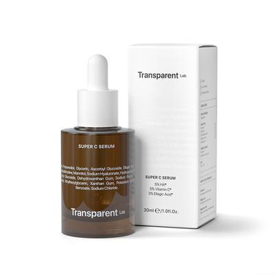 Transparent Lab - Super C Serum, 30 Ml - Serum with Vitamin C 5% and Hyaluronic Acid