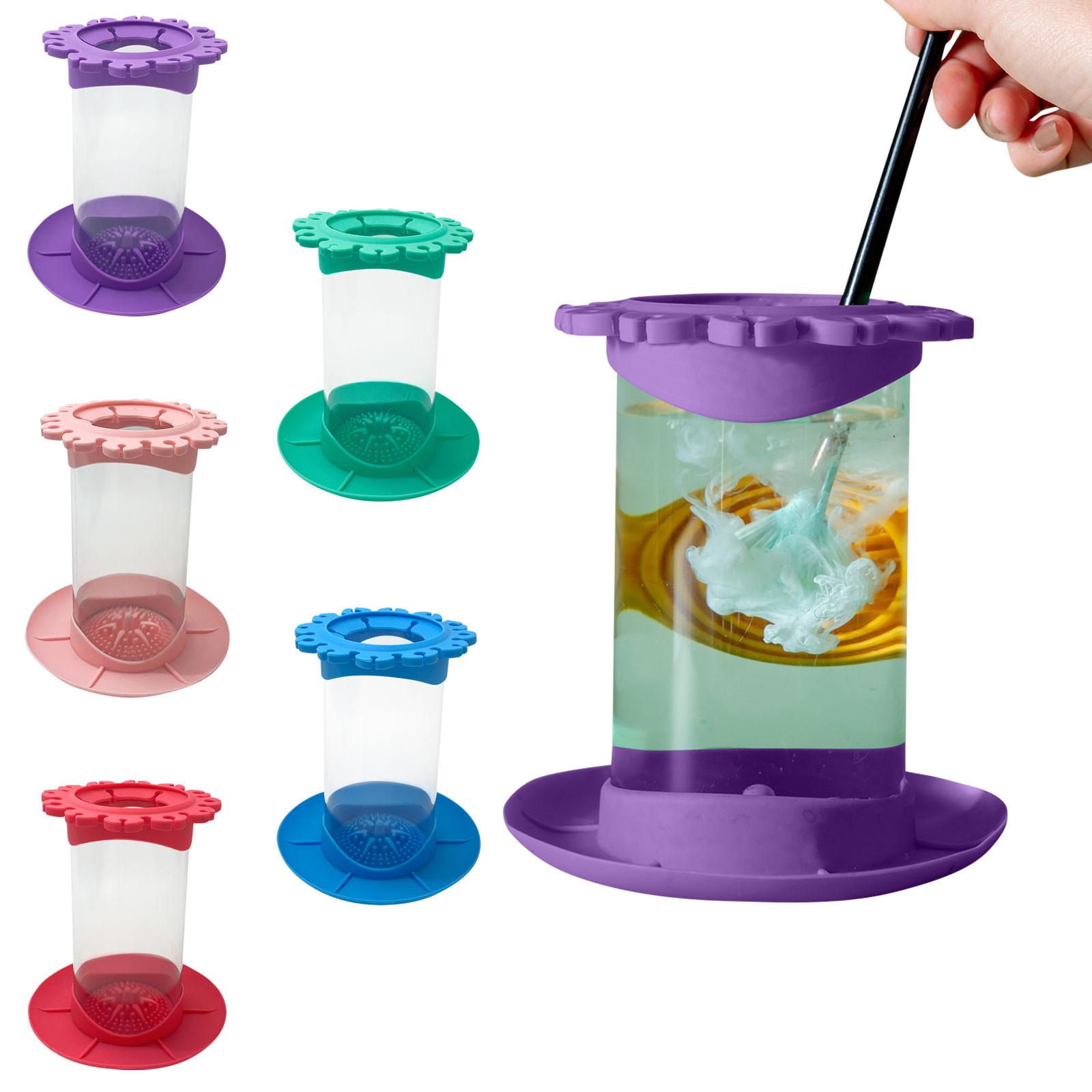 

Paint Brush Cleaner Rinse Cup Изобразительное искусство, Студия, Класс | Держатель кистей и силиконовый инструмент для очистки акриловых, акварельных и водных сред