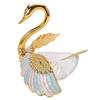 Sugar Container with Spoon Decorative Swan Shaped Plastic Glass Seasoning Jar for Sugar Salt Coffee Tea