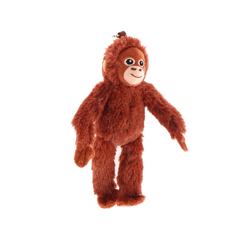 Cute Plush Key Chain Fur Monkey Toys Orangutan Keychain Women Bag Pendant Car Trinket Decorate
