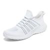 Autumn new men's flying woven sports shoes fashion men's shoes casual shoes student running shoes