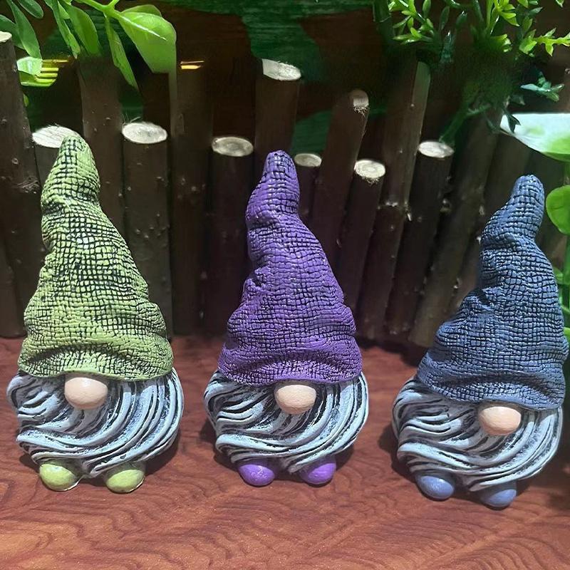 Resin Craft Decorative Ornaments White Beard Dwarf Courtyard Home Decoration Resin Ornaments