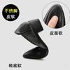 Shoes Female Black Not Tired Feet Thick Heel Soft Sole Silent Professional Flight Attendant Interview Middle Heel Tooling Work Shoes