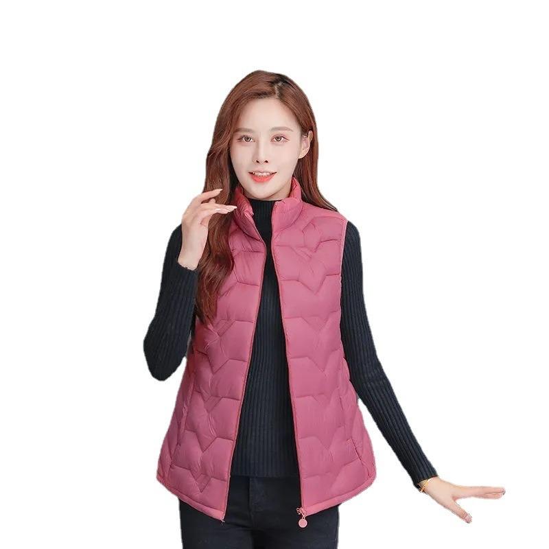 Bawełniana kamizelka damska krótki kardigan kamizelka bez rękawów jedwabno-bawełniana kamizelka duży rozmiar kurtka kamizelka wszechstronna i cienka ażurowa