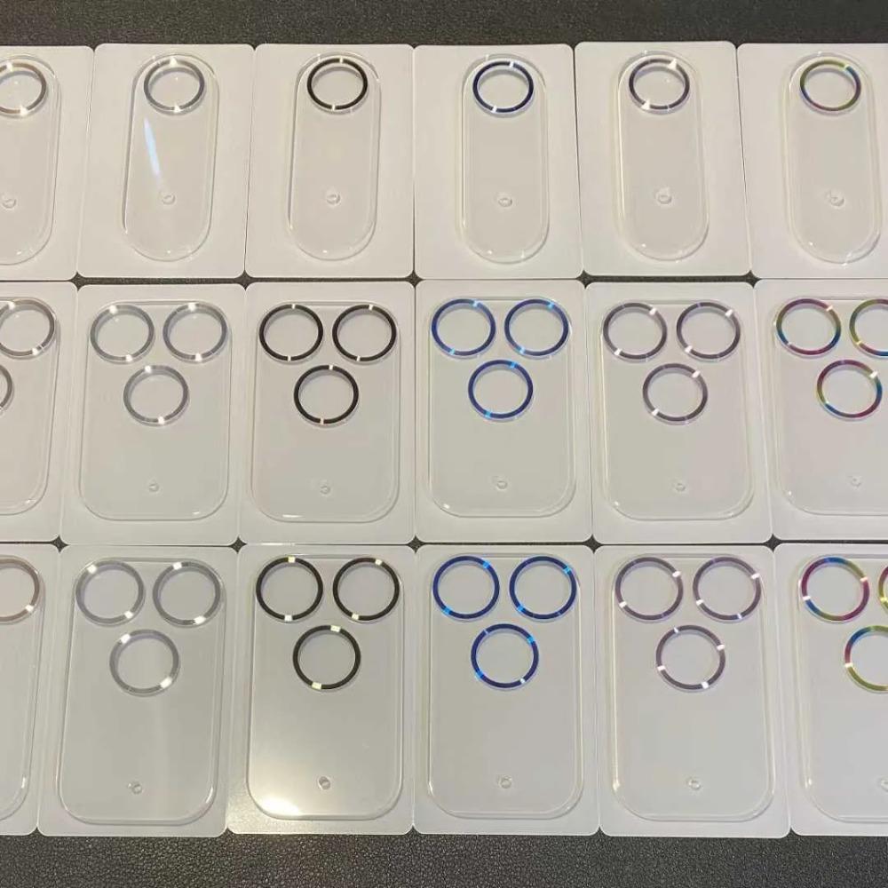 9H HD Colorful Ring Clear Camera Tempered Glass for IPhone 17 Pro Max / 17 Air / 17Pro Ultra Clarity Lens Protector Screen Anti-scratch Accessaries