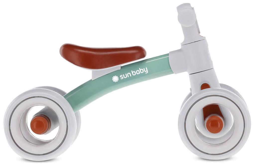 4-Wheel Balance Bike Runner Ride-on For Children Lightweight 2.3 Kg LED Zoomi Mint