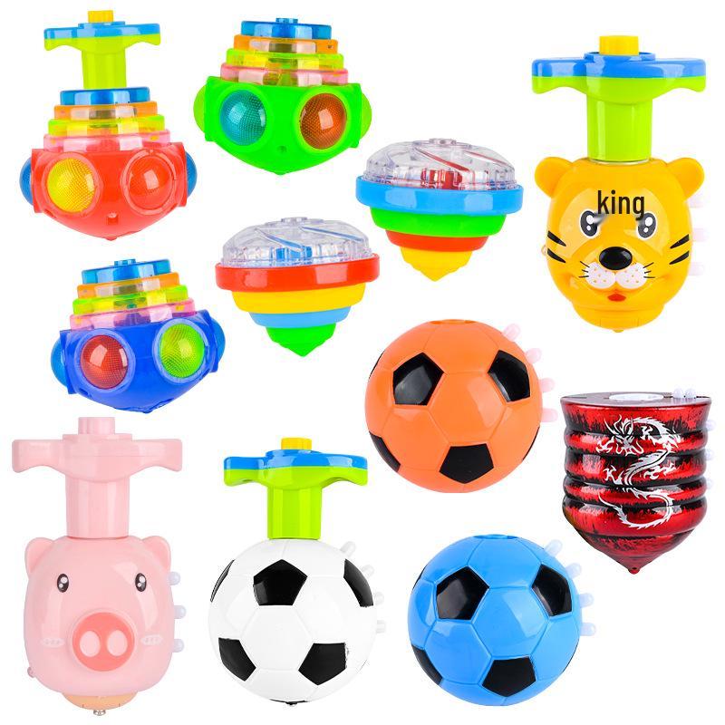 Children's Light-Up Musical Rotating Top Toy for Boys and Girls