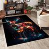 New Product Deer Made of Stars Carpet for Living Room Bedroom Bedside Floor Mat Cloakroom Children Playing Mat Area Rug