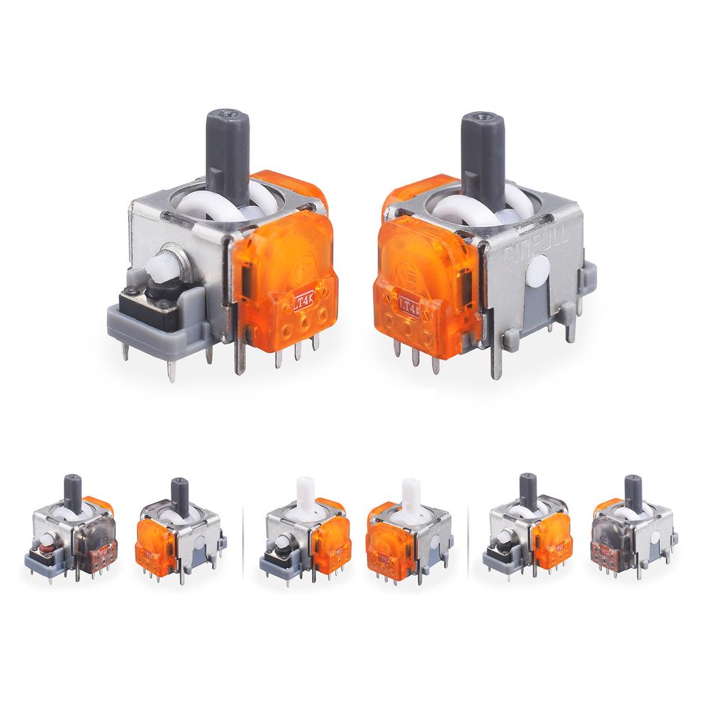 2Pcs TMR Hall Effect Joystick 3D Analog Stick Sensor Module Repair Part for PS4/PS5/Switch Pro/Xbox One Controller