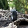 Trendy Fashion Fancy Titanium Steel Ring Men Retro Style Punk Fashion Cool Popular Brand Trendy Punk Food Tail Ring