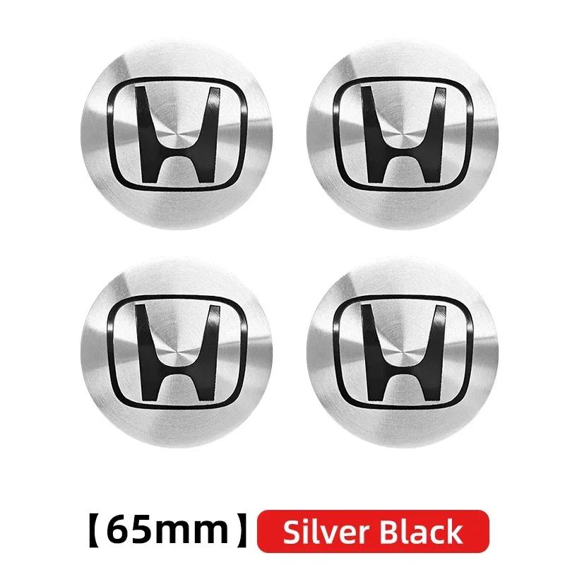 4 ks 56/60/65mm Středová krytka náboje kola pro vozy Honda Znakový emblém Samolepka pro Honda Civic Accord CR-V Fit HR-V Odyssey Autopříslušenství