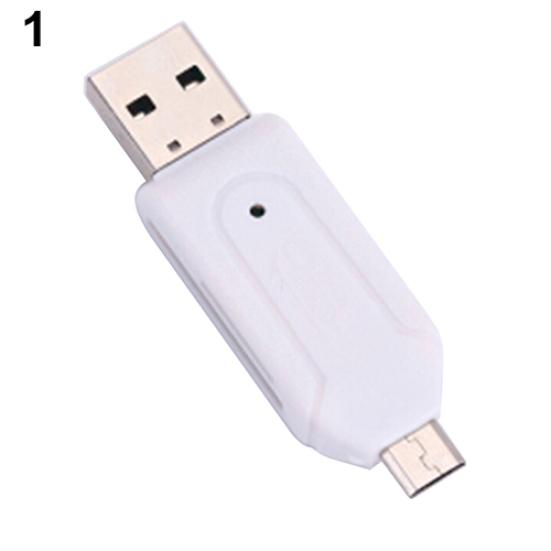 2 In 1 Card Reader Universal USB OTG Micro USB TF SD Card
