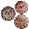 Vintage Wood Clock Hanging Clock Hanging Wall Supplies for Kindergarten School Classroom Decoration