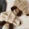 Dog Glasses Puppy Scarf Knitted Winter Cashmere Scarves Cute Plush Scarf  Autumn Winter