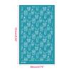 Clay Templates Flower Style No-Adhesive Silk Screen Printing Templates Reused Templates Transfer for Earring Making