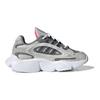 Adidas Originals Ozmillen Comfortable Versatile Non-Slip Wear-Resistant Low-Top Casual Shoes Kids Sneakers Gray White IH2238