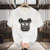 American Trendy Brand Pure Cotton Men'S Printed Short-Sleeved T-Shirt Trendy Men'S And Women'S Versatile Round Neck T-Shirt Men'S