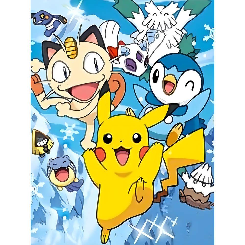 Disney Diamond Painting Kits Super Mario Lilo and Stitch Pokemon Home Decor Art Full Round Embroidery Mosaic Cross Stitch