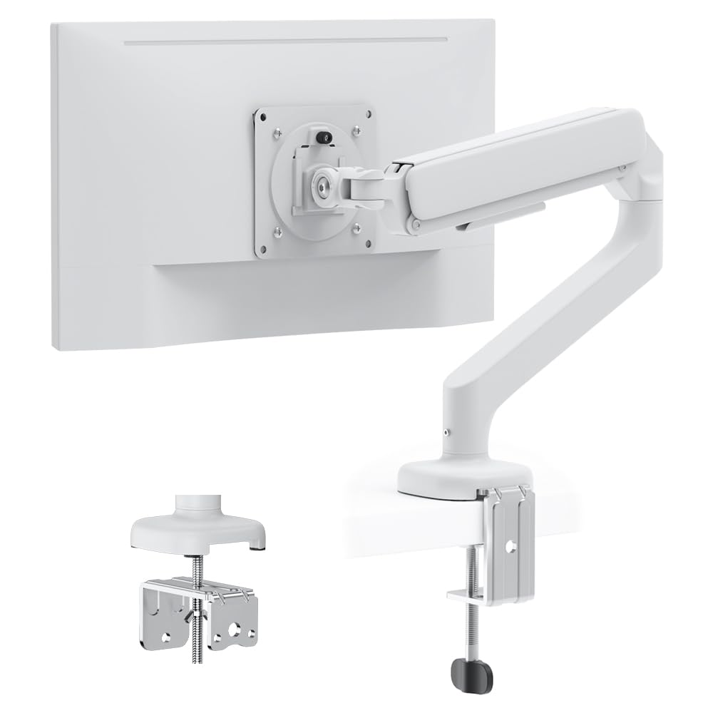 Release Cocopar Monitor Gas Spring Fits 9kg Weight Cable VESA Compatible with and Display Arm [New Sale] Arm, White, Single, 2-Way Mounting, Mount,