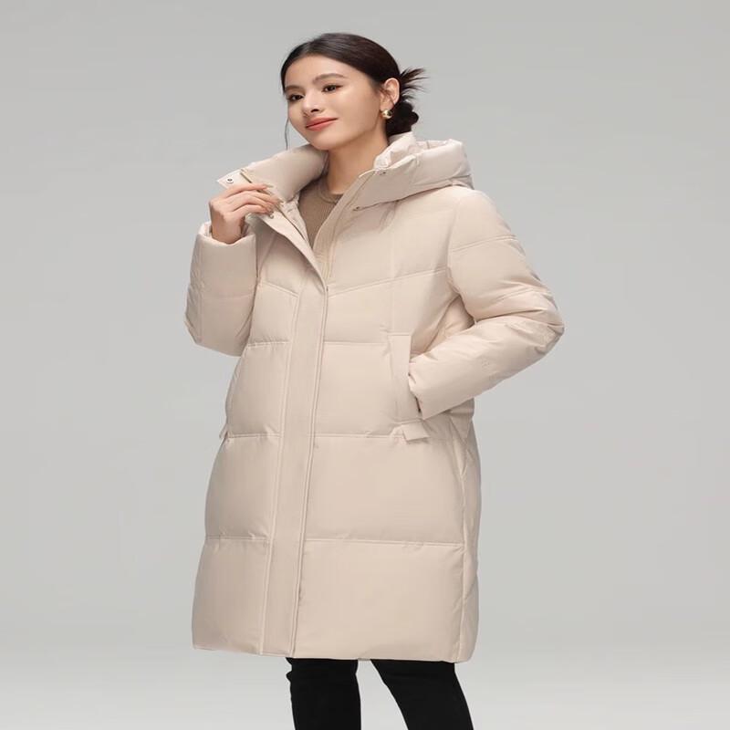 Xue Zhong Fei Damen 2024 Winter Lange Daunenjacke