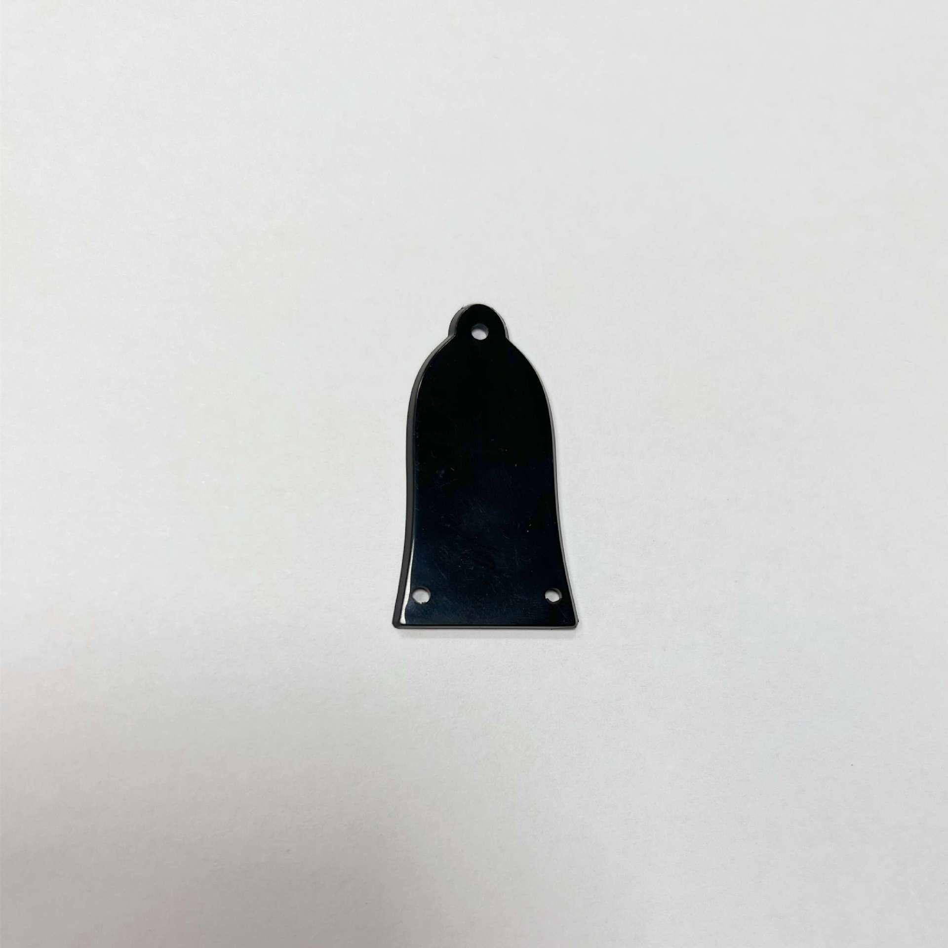 Black Bell-Shaped Plastic Guitar Truss Rod Cover