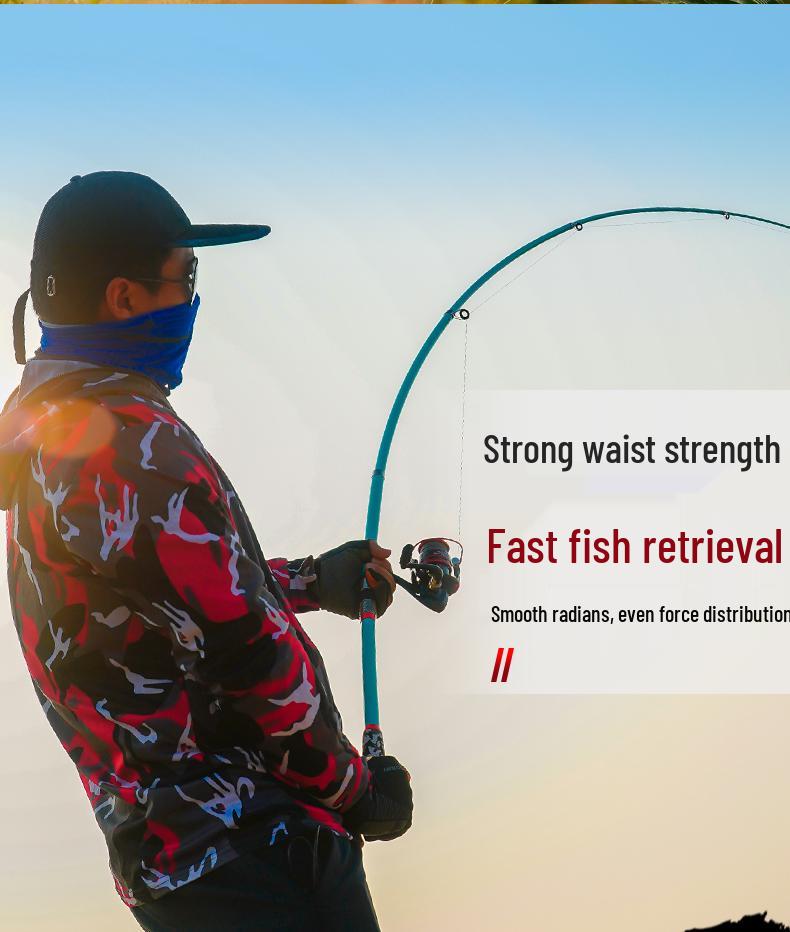 Super Hard Long-Cast Sea Fishing Rod Set